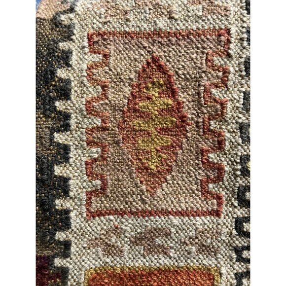 Pottery Barn Gianna Kilim Indoor Outdoor Rug 2.9x9 Multi-Color Runner - Picture 3 of 10